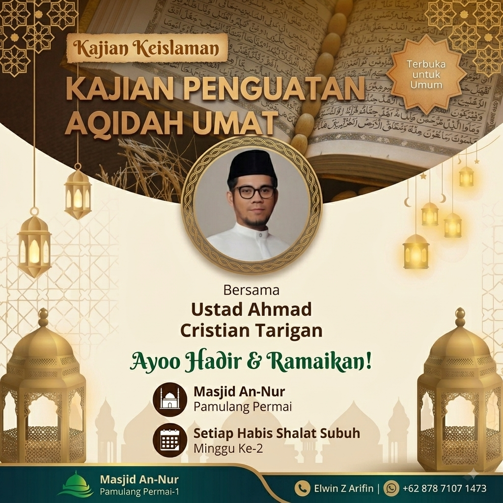 Kajian Rutin Penguatan Akidah Umat