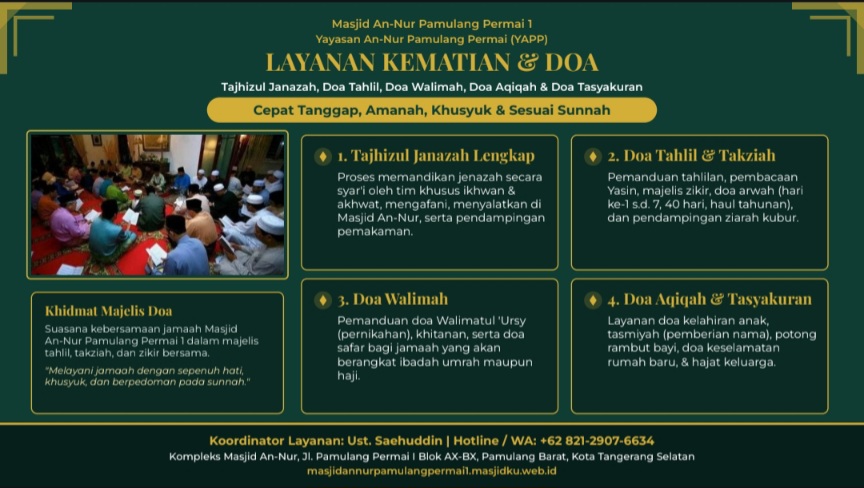 Layanan Kematian & Doa