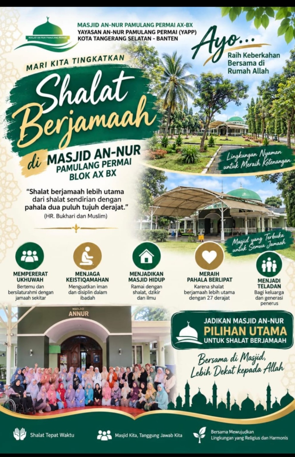 Mari Tingkatkan Salat Berjamaah